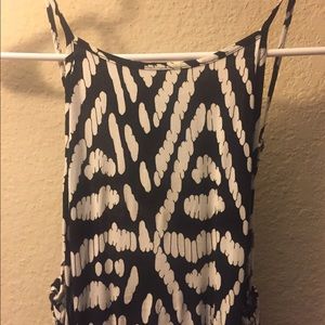 White and black summer dress!